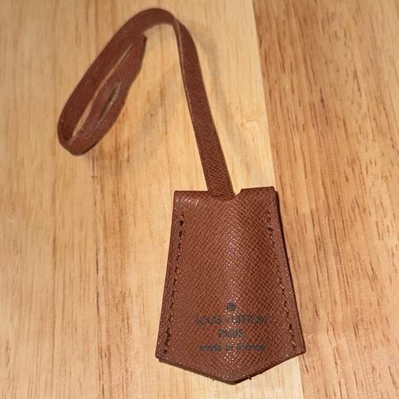 Louis Vuitton taiga Leather clochette key holder purse charm bag tag - Picture 1 of 5